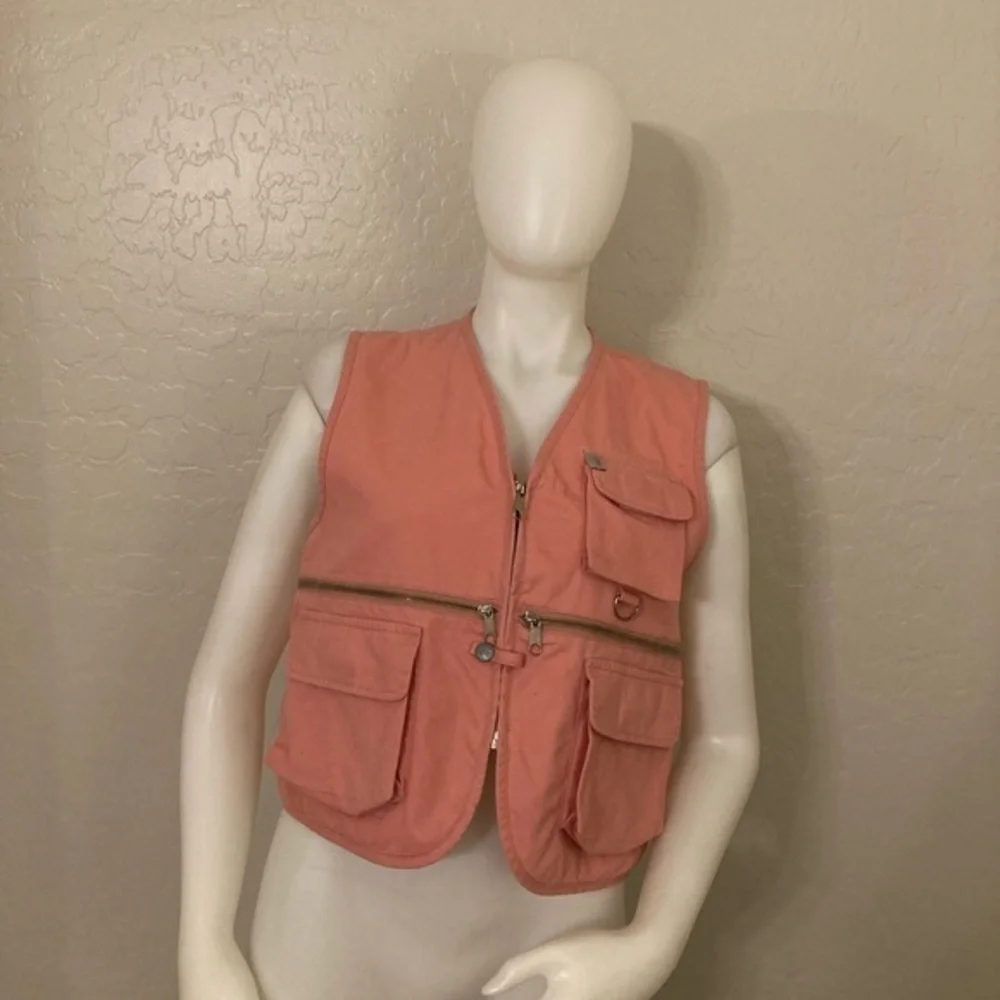 Vintage Esprit ‘90s Pink Utility Vest